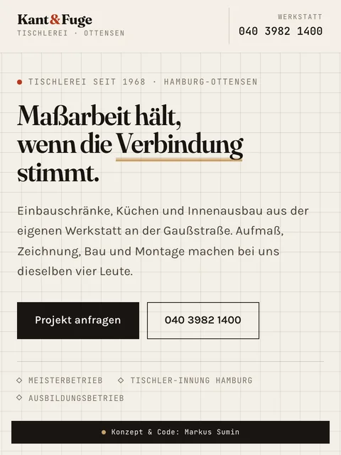 Kant & Fuge, Vorschau
